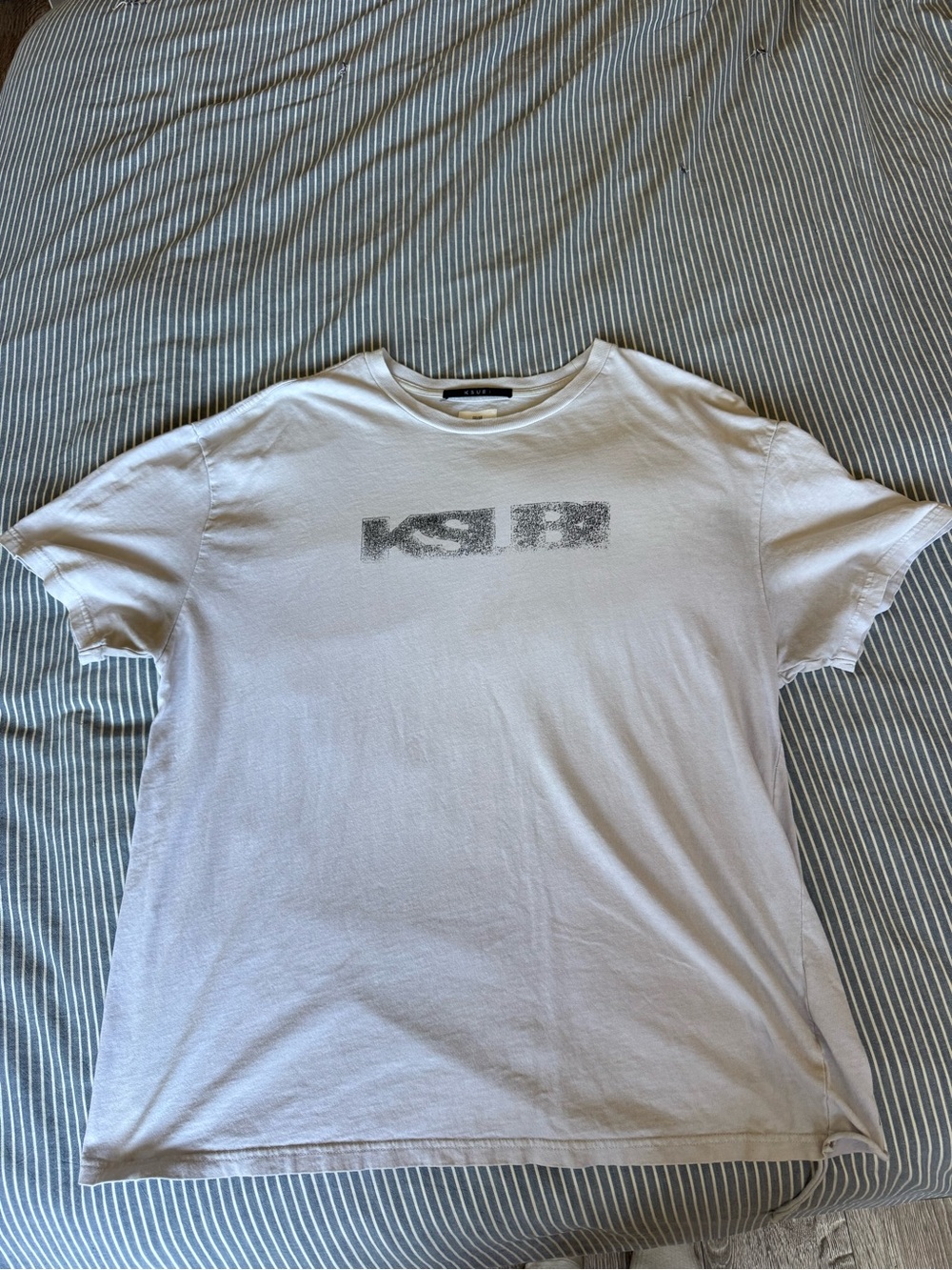 KSUBI Crewneck T‑Shirt in Light Gray